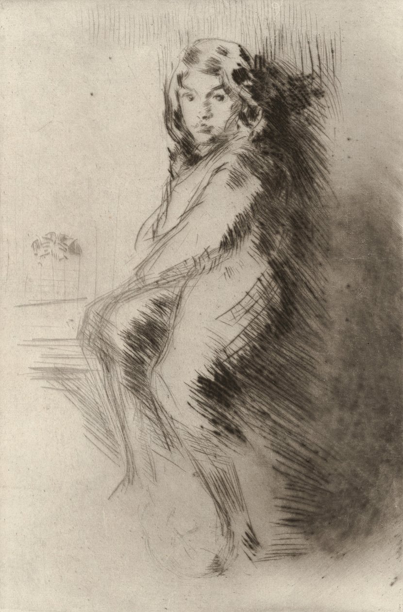 De jongen Charlie Hanson door James Abbott McNeill Whistler