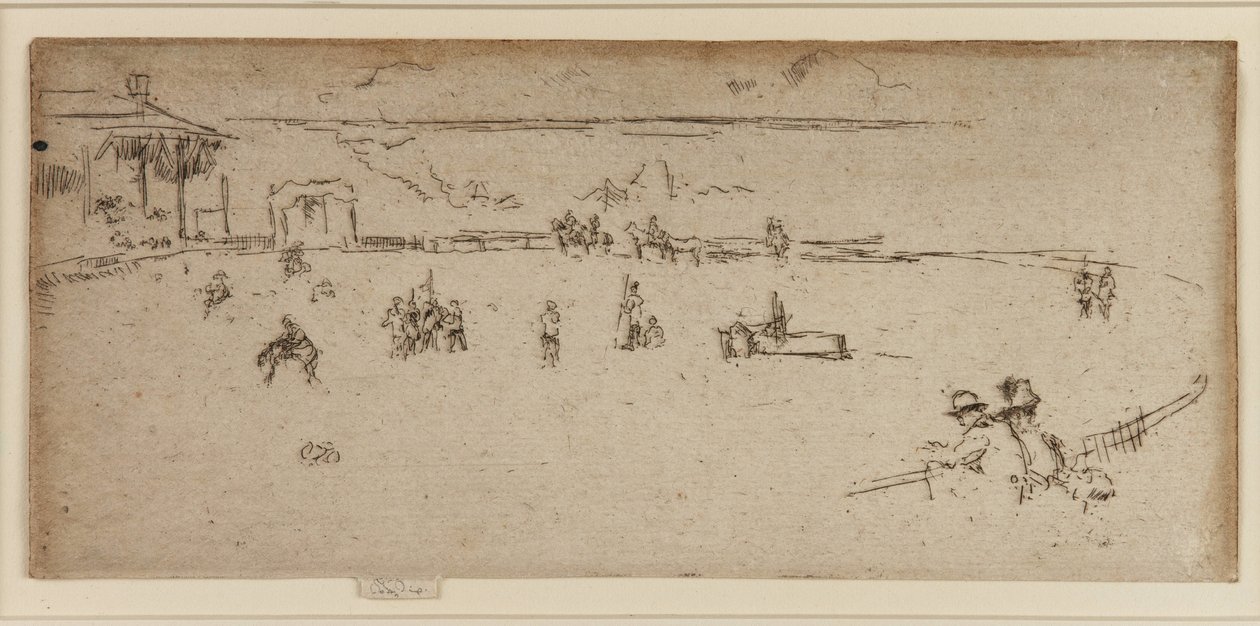 Het Steigerende Paard, Wilde Westen door James Abbott McNeill Whistler