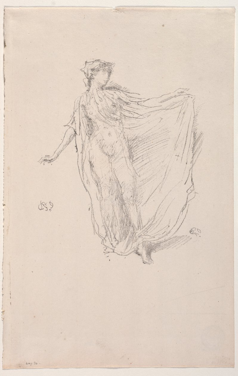 Het Dansmeisje, 1890 door James Abbott McNeill Whistler