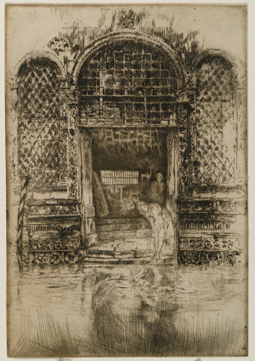 De Deur door James Abbott McNeill Whistler