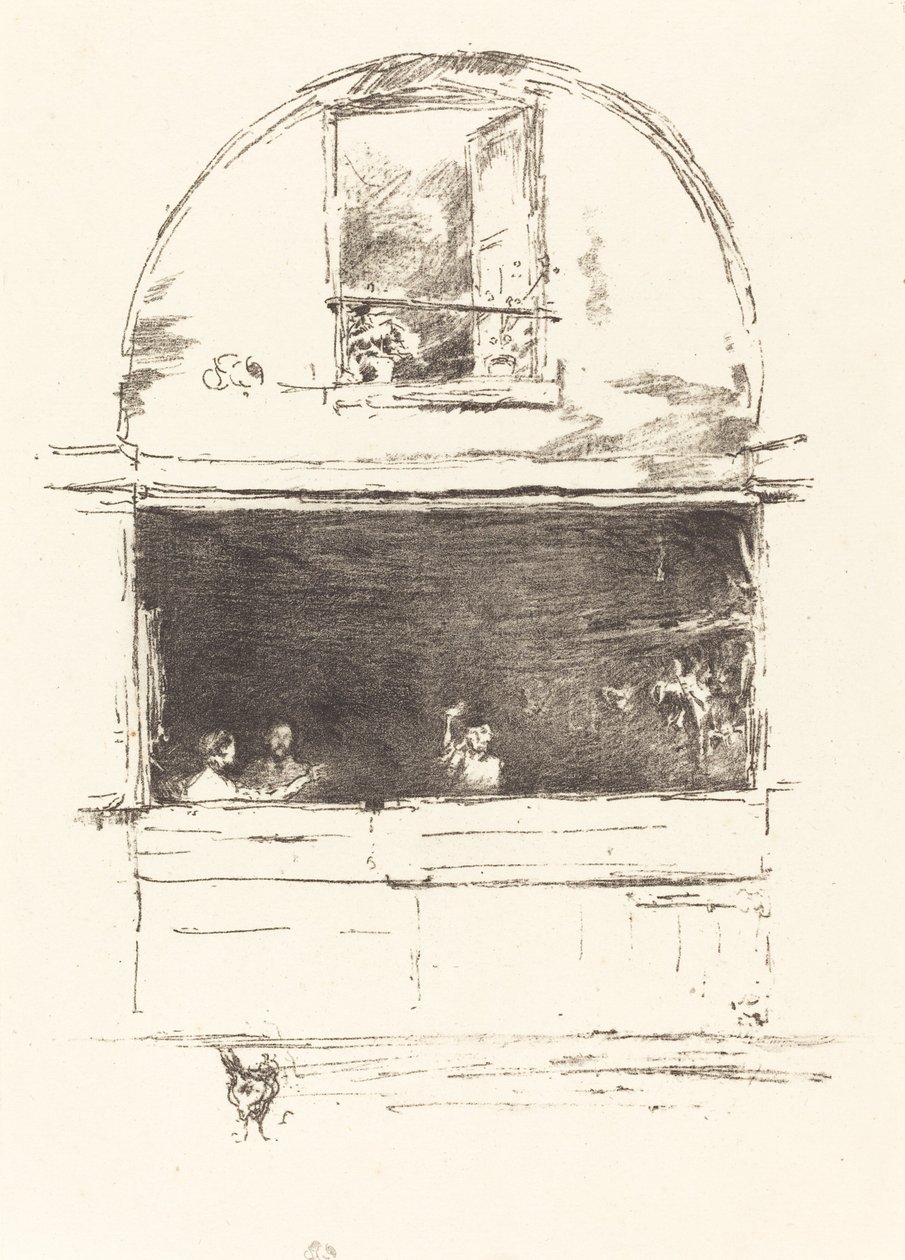 De Smidse, Passage du Dragon door James Abbott McNeill Whistler