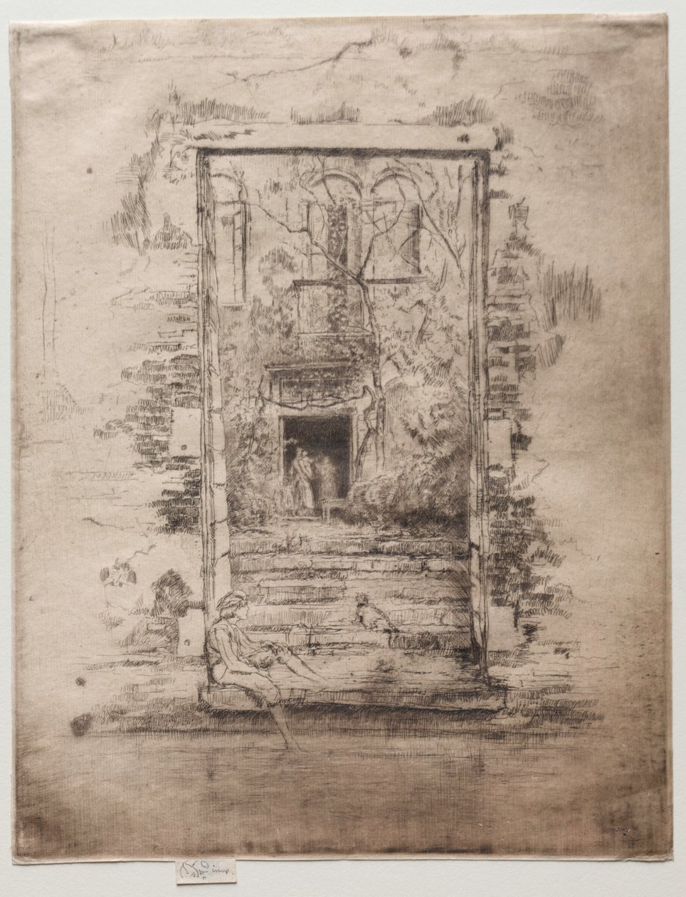 De Tuin door James Abbott McNeill Whistler