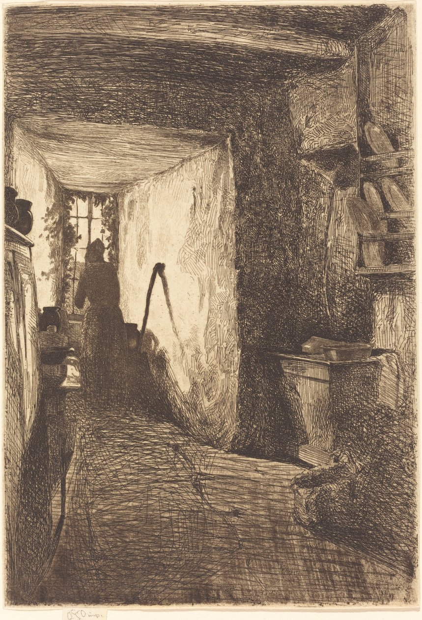 De keuken, 1858 door James Abbott McNeill Whistler