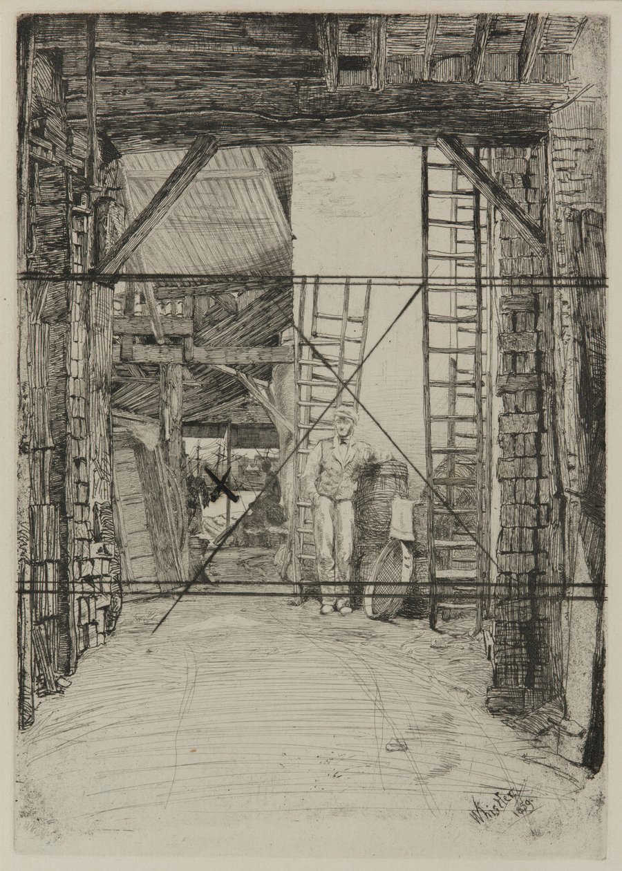 De Kalkbrander, 1859 door James Abbott McNeill Whistler