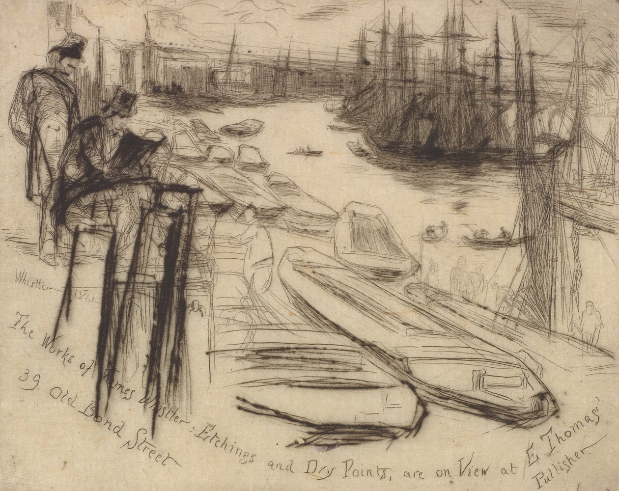 Het Kleine Zwembad door James Abbott McNeill Whistler