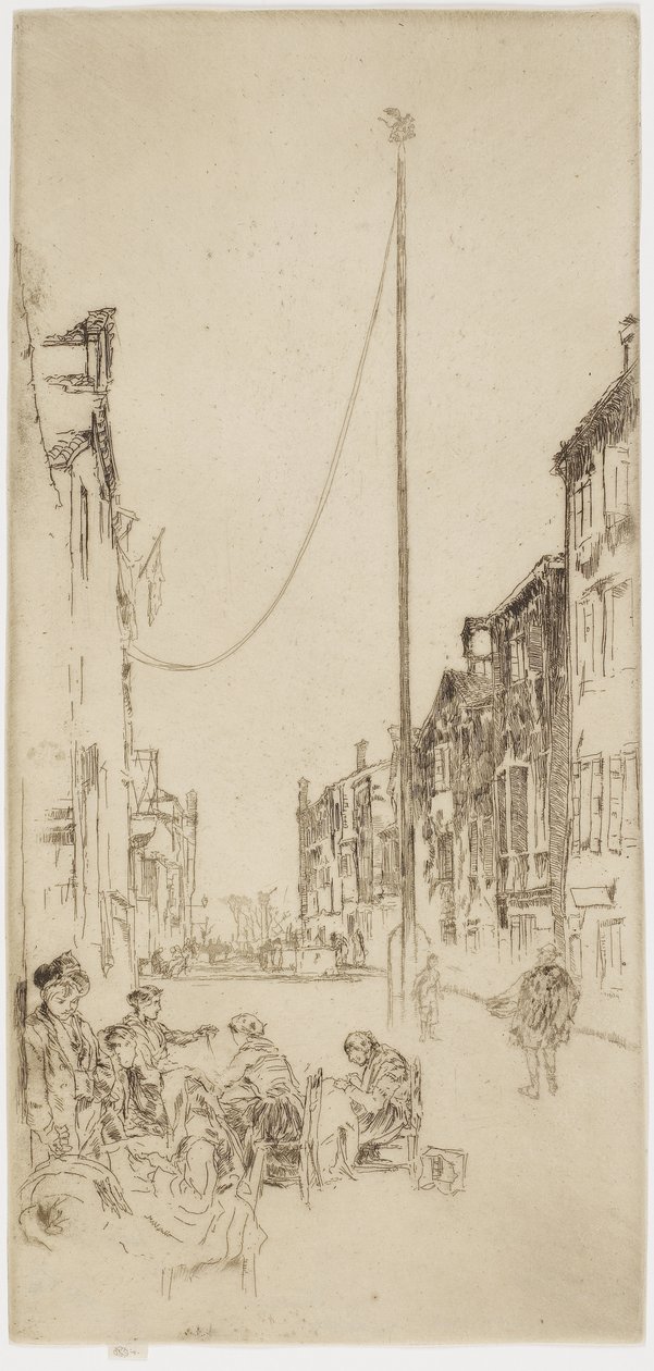 De mast door James Abbott McNeill Whistler