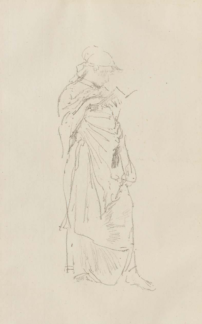 De roman - Girl Reading door James Abbott McNeill Whistler