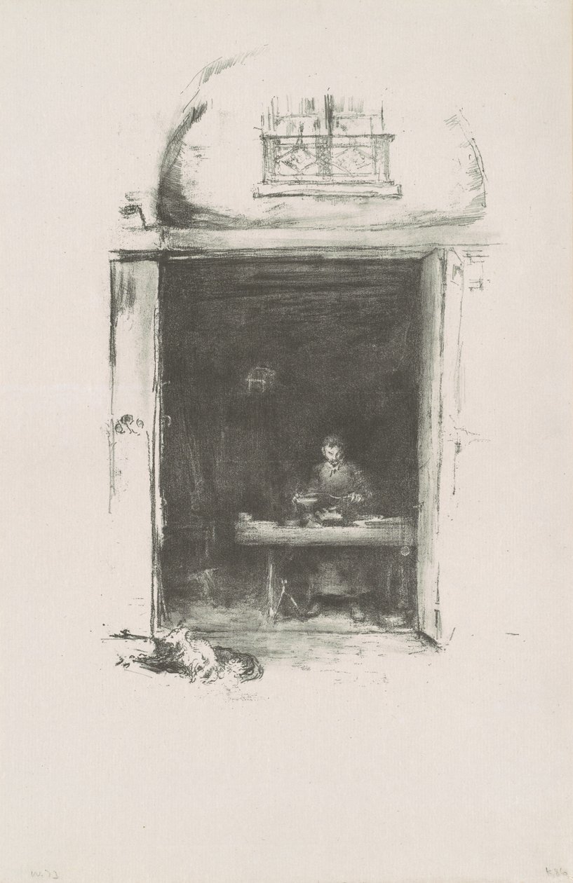 De Smid, Passage du Dragon, 1894 door James Abbott McNeill Whistler
