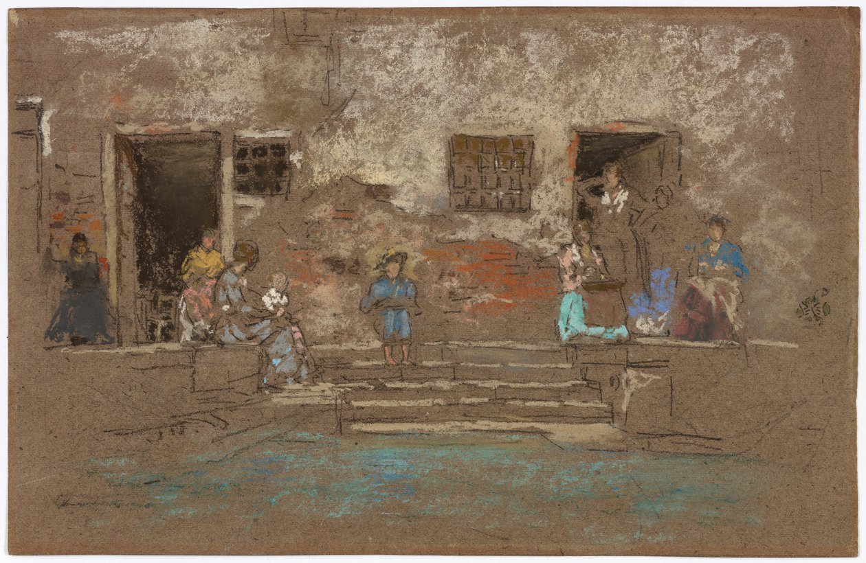De treden door James Abbott McNeill Whistler