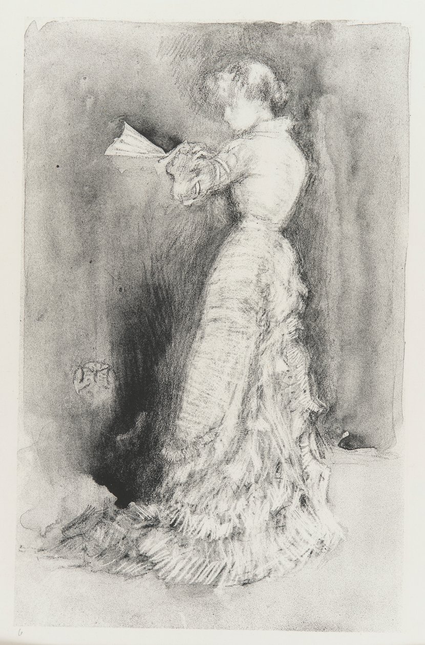 De Toilet, 1878 door James Abbott McNeill Whistler