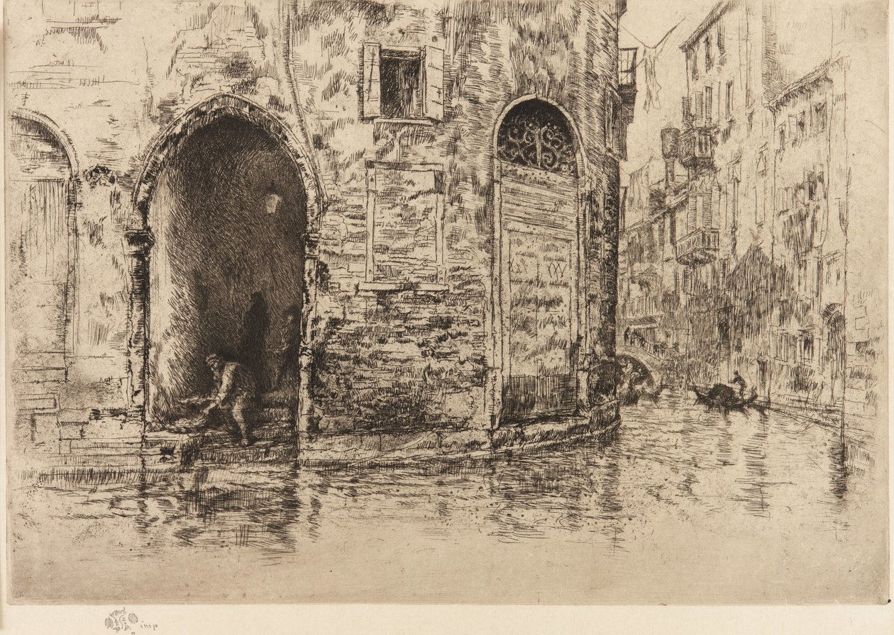 De Twee Deuren, 1879-1880 door James Abbott McNeill Whistler