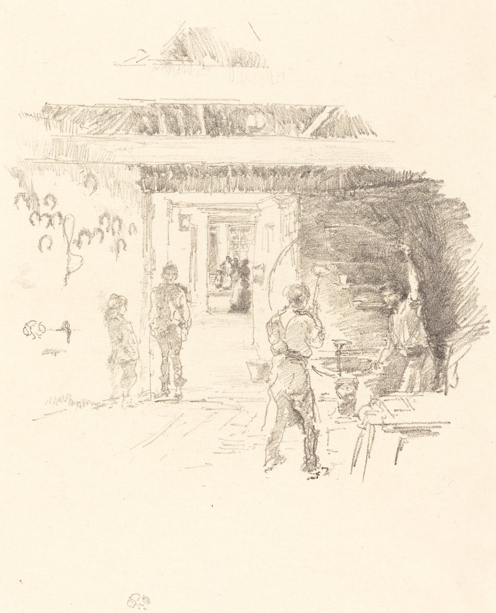 De bandenmaker, 1890 door James Abbott McNeill Whistler