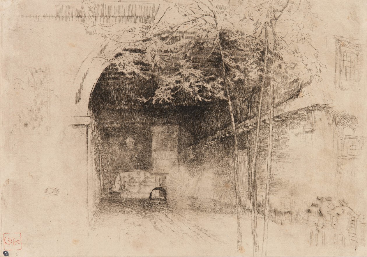 Traghetto, 1879-1880 door James Abbott McNeill Whistler