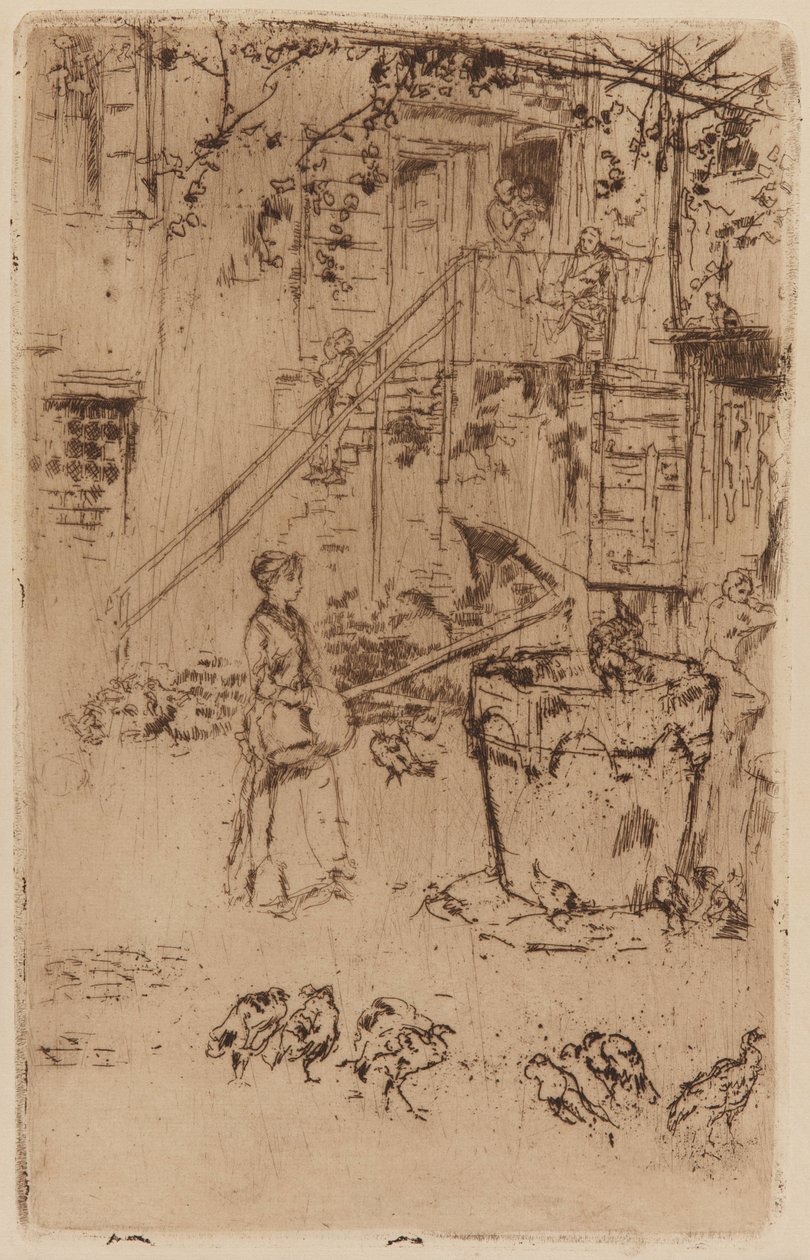 Kalkoenen, 1879-1880 door James Abbott McNeill Whistler