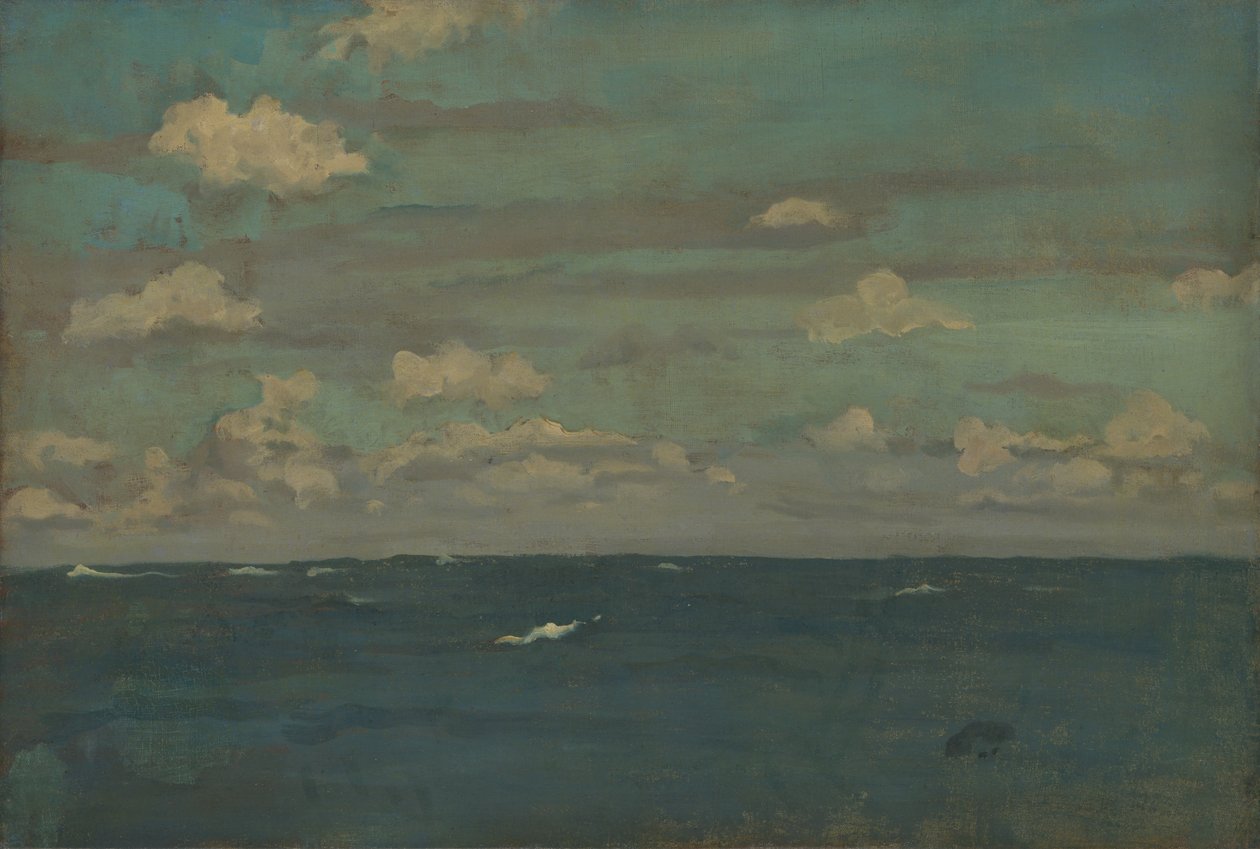 Violet en Zilver - De Diepe Zee, 1893 door James Abbott McNeill Whistler