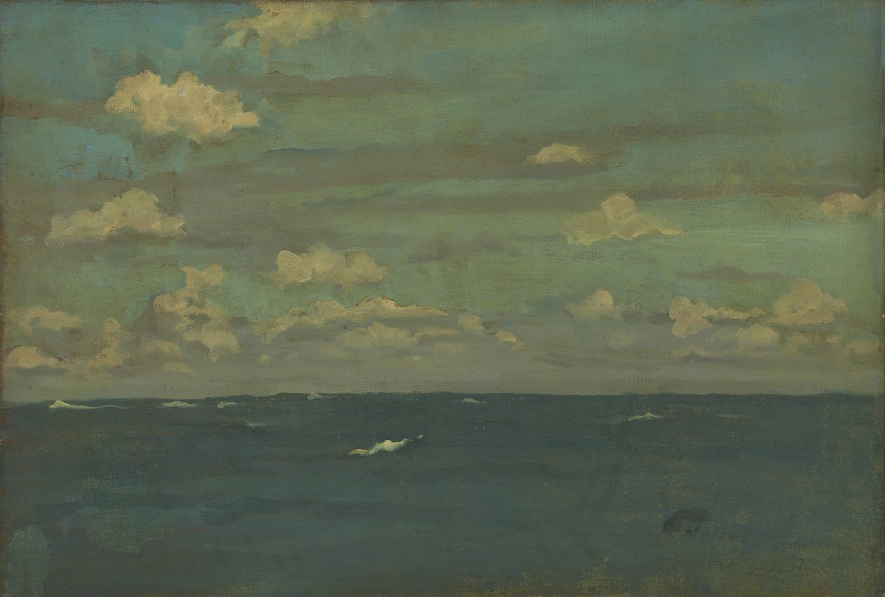 Violet en Zilver - De Diepe Zee, 1893 door James Abbott McNeill Whistler