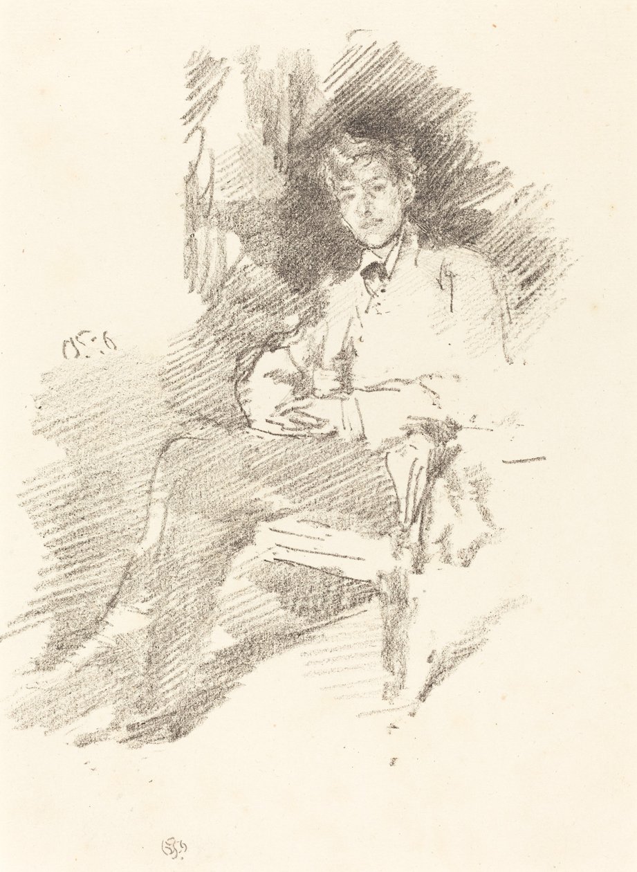 Walter Sickert, 1895 door James Abbott McNeill Whistler
