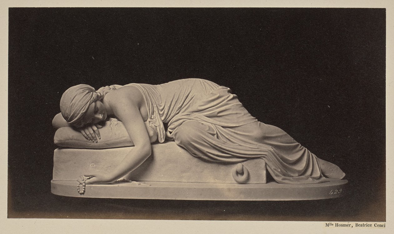 Mademoiselle Hosmer, Beatrice Cenci door James Anderson