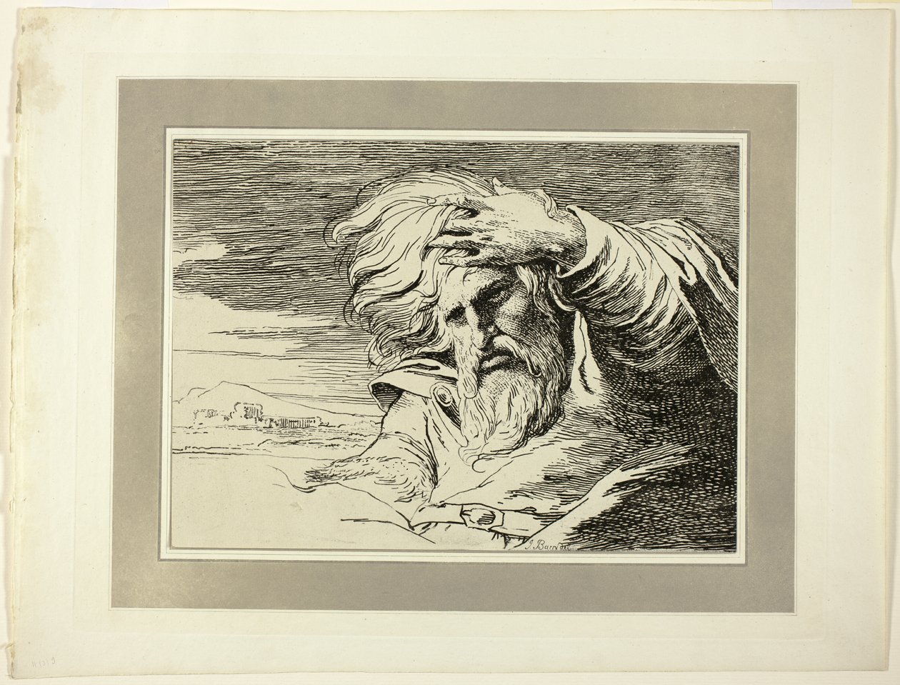 Oosterse patriarch, uit de eerste uitgave van Specimens of Polyautography door James Barry