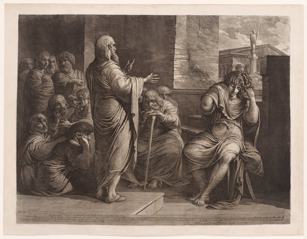 De bekering van Polemon door James Barry