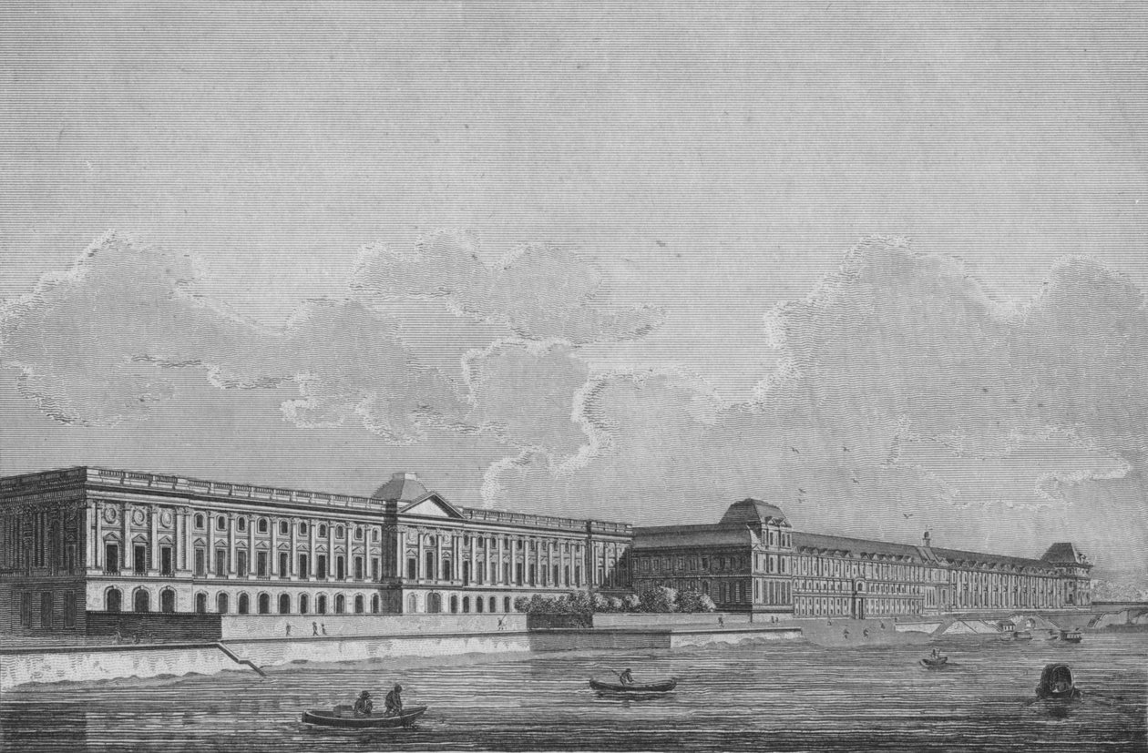 Louvre, 18e eeuw door James Basire I