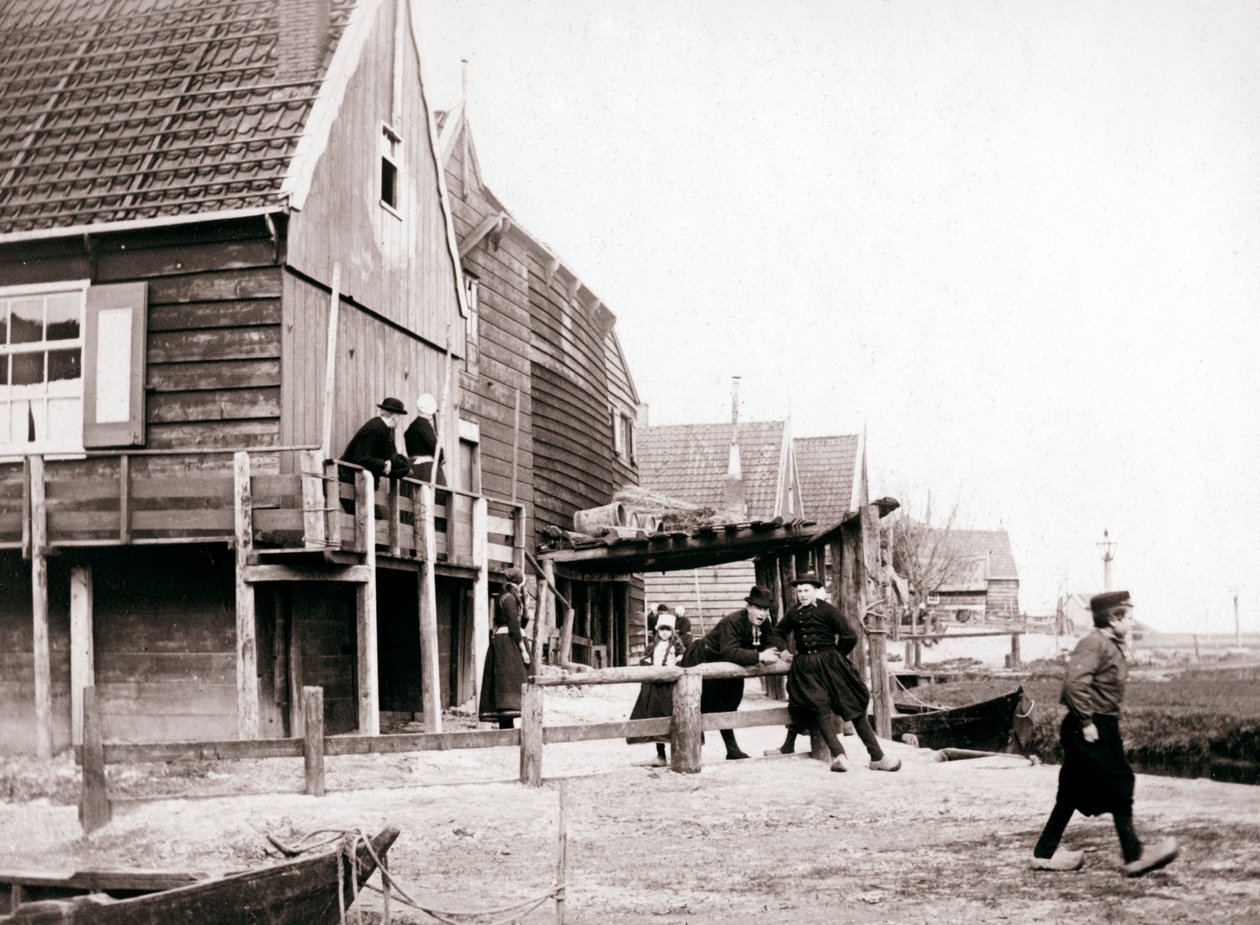 Marken eiland, Nederland, 1898 door James Batkin