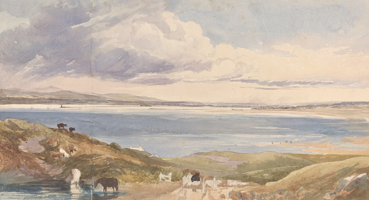 Landschap bij de Kust met Weg op de Voorgrond door James Bulwer