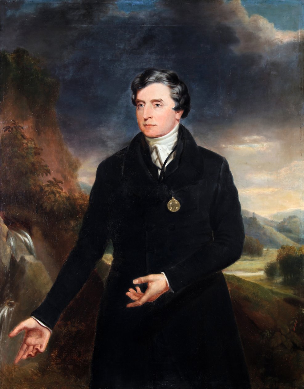 Portret van Vader Theobald Mathew, c.1840 door James Butler Brenan