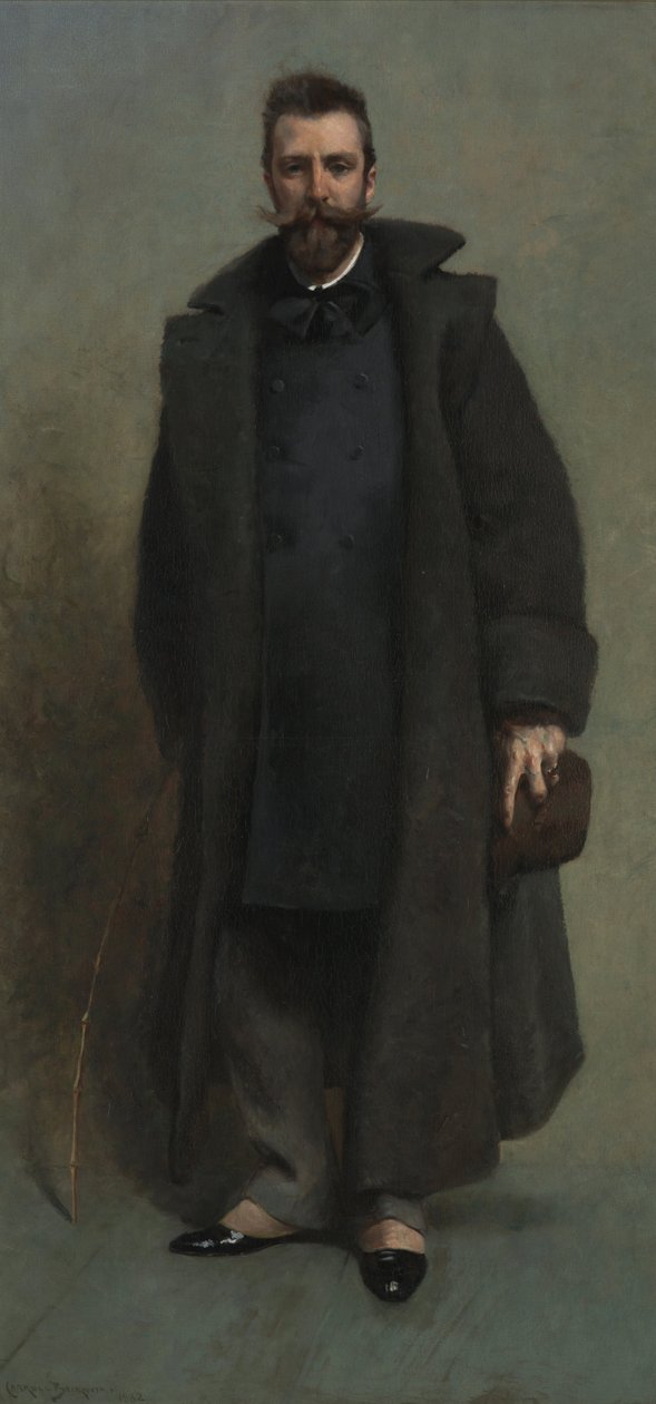 Portret van William Merritt Chase door James Carroll Beckwith