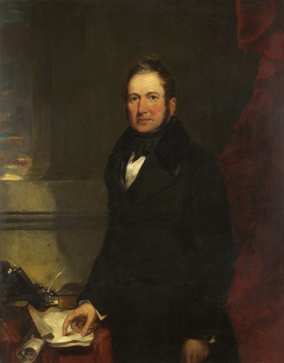 Portret van William Fripp Esq., D.L., J.P. door James Curnock