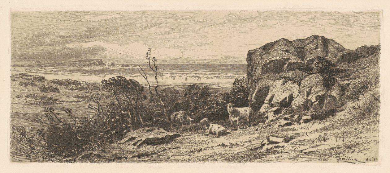 Een Stukje op Marblehead Neck door James David Smillie