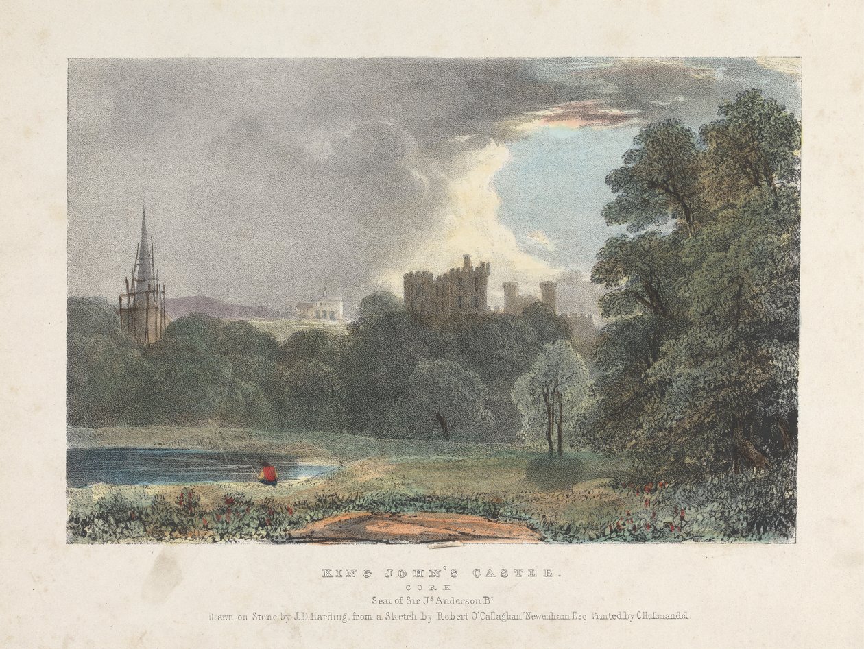 Kasteel van koning Jan door James Duffield Harding