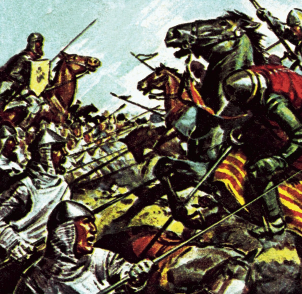 Slag bij Bannockburn door James Edwin McConnell
