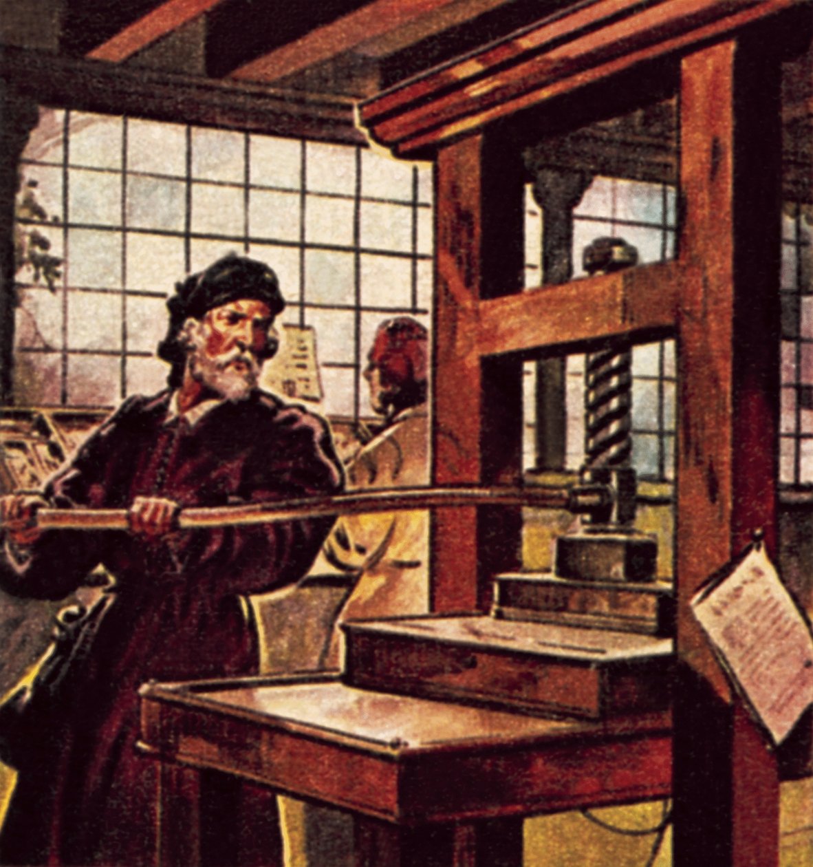 De drukpers van Caxton door James Edwin McConnell