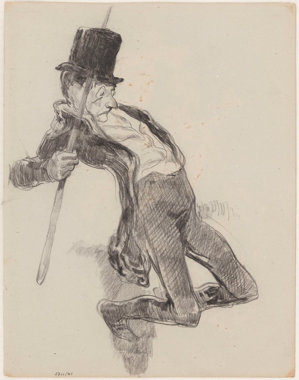 Naar Daumier: Vissen door James Ensor