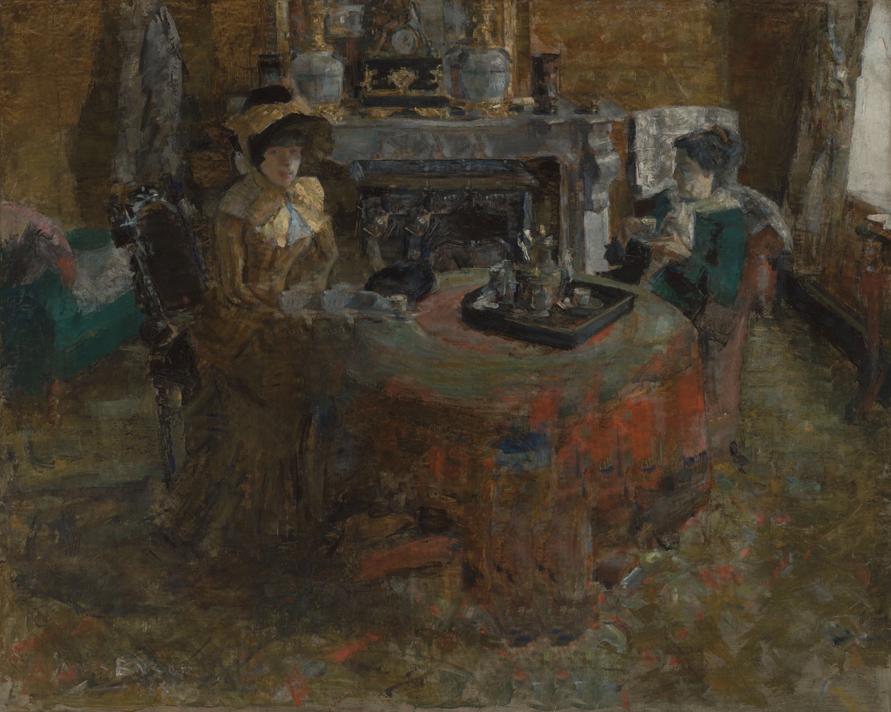 Middag in Oostende door James Ensor