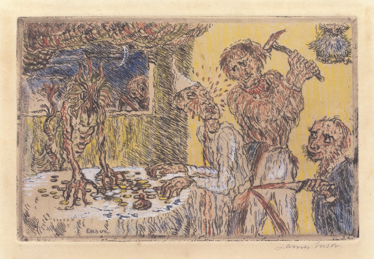 Gierigheid door James Ensor