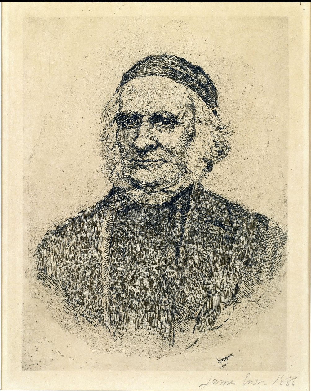 De Scandinavische mycoloog Elias Magnus Fries door James Ensor