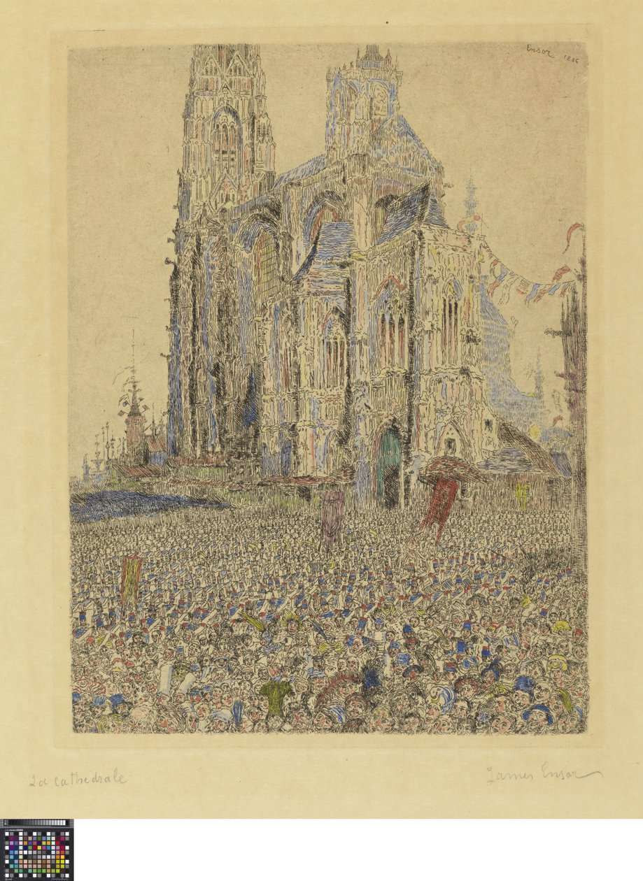 De kathedraal door James Ensor