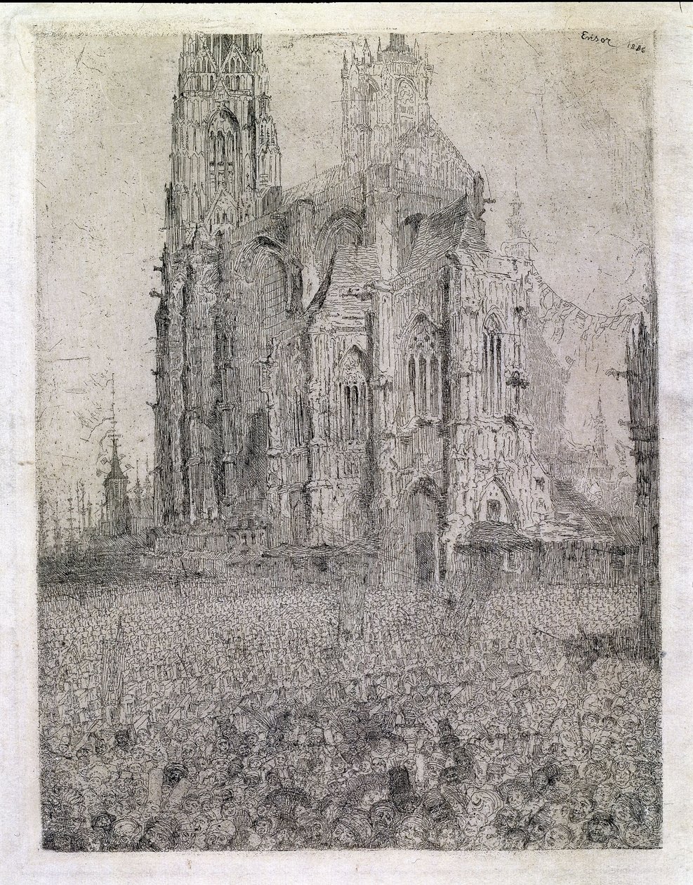 De kathedraal door James Ensor