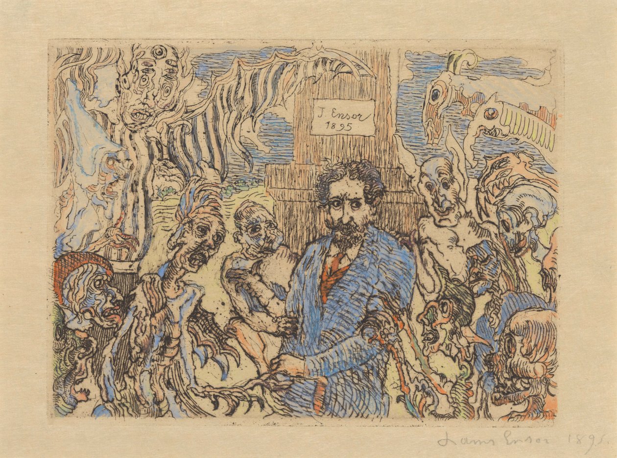 Demonen die me plagen door James Ensor