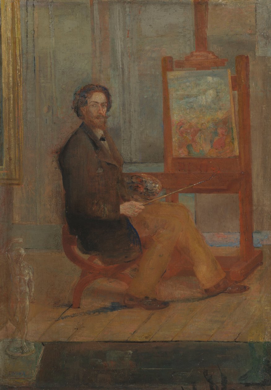 Ensor aan zijn ezel door James Ensor