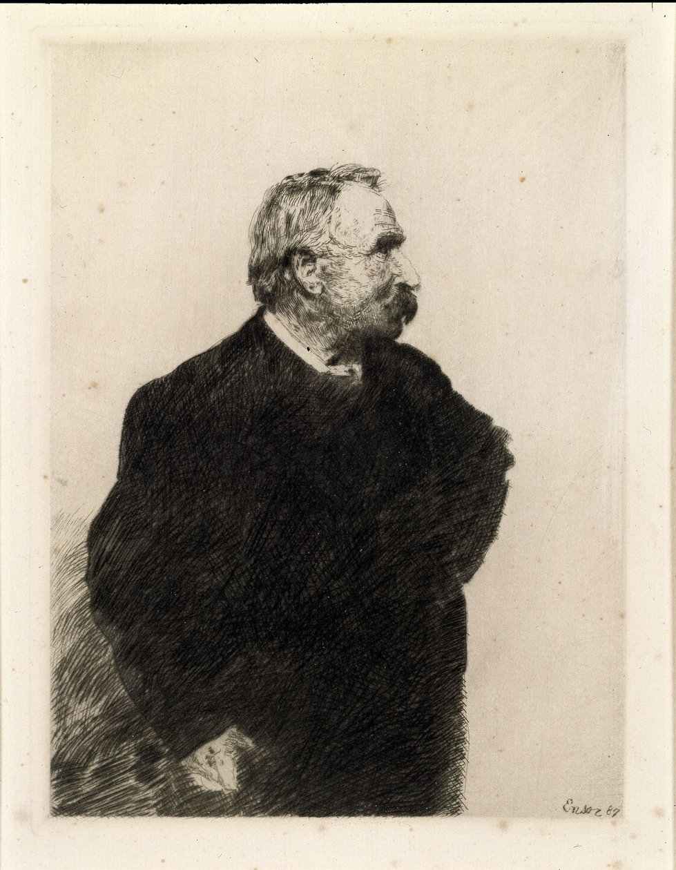 Ernest Rousseau door James Ensor