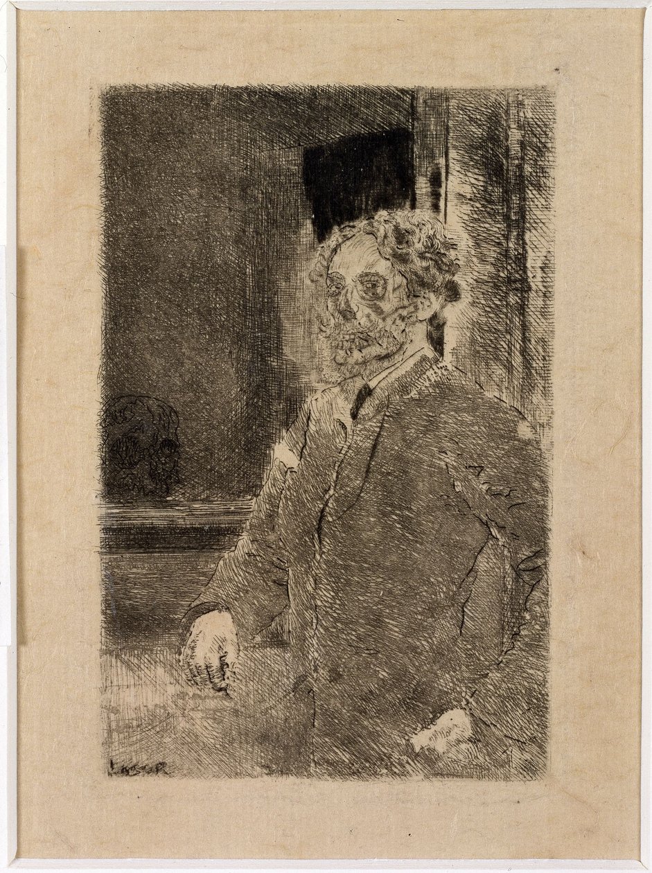 Mijn portret met doodshoofd door James Ensor