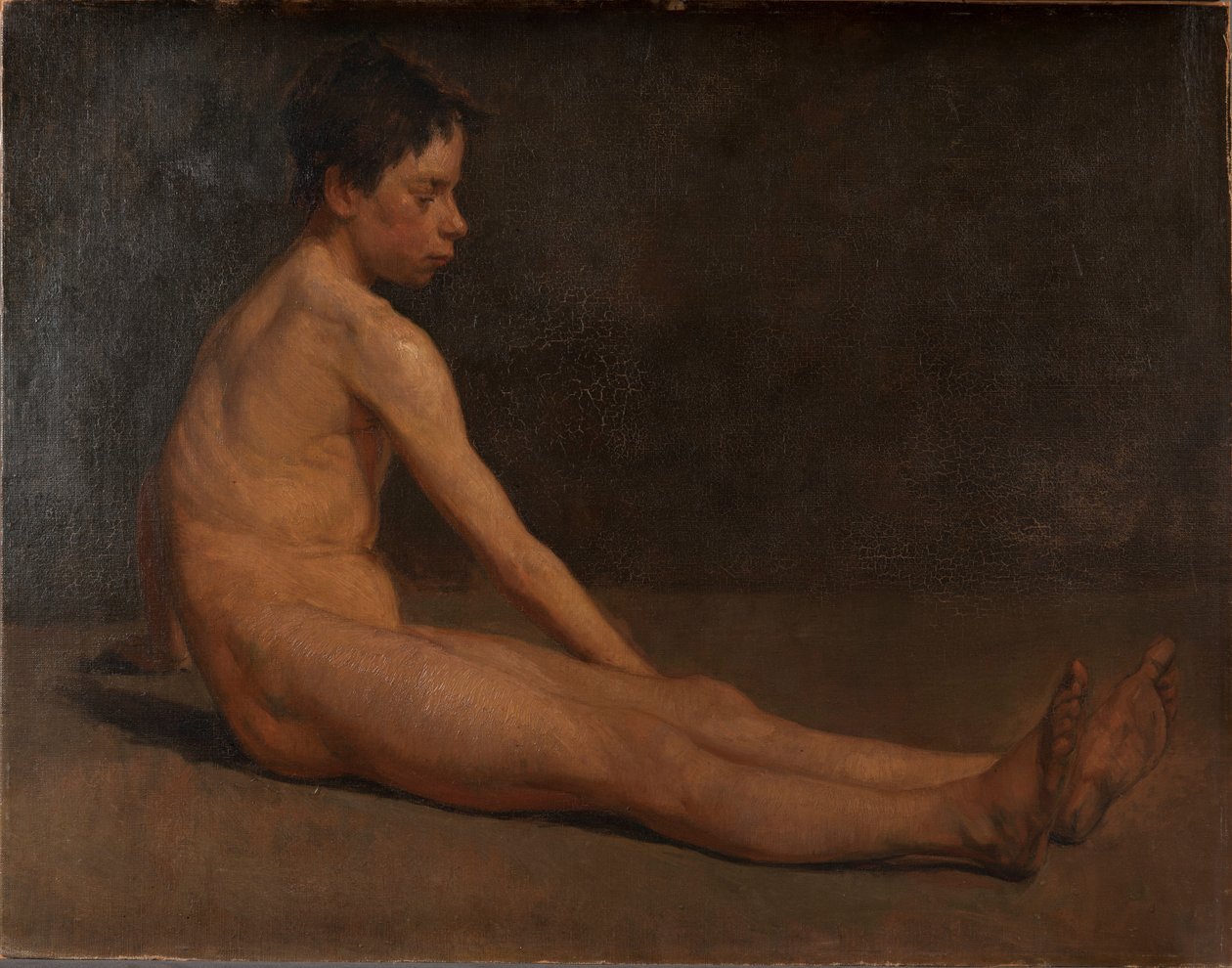 Naakte jongen door James Ensor