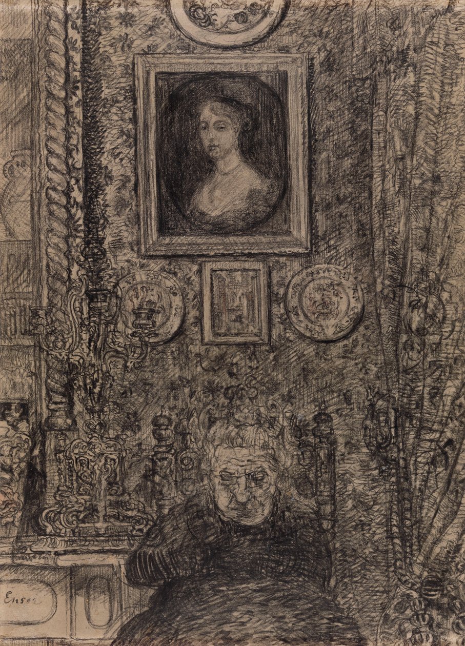 Portret van mijn tante door James Ensor