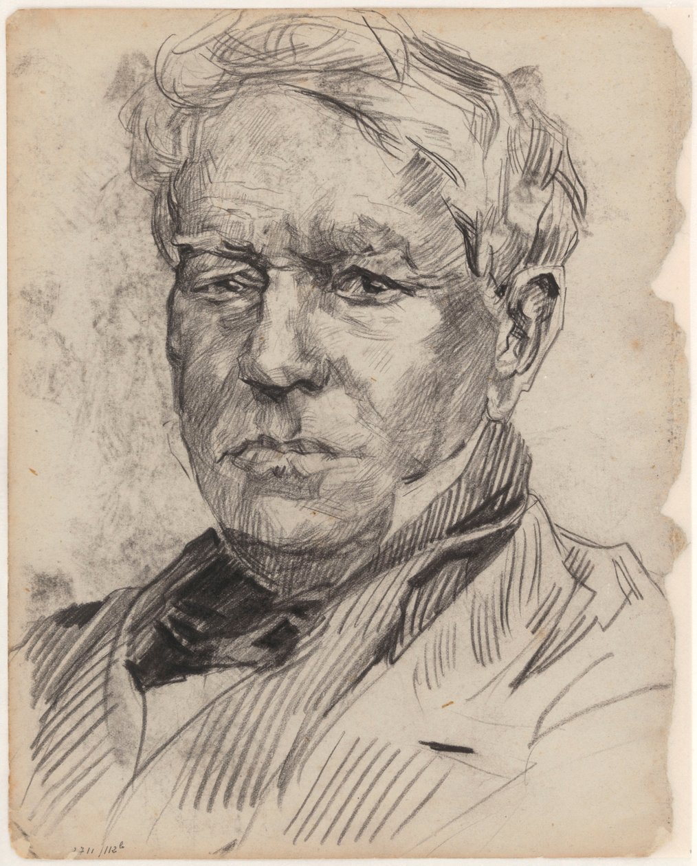 Portret van een man door James Ensor