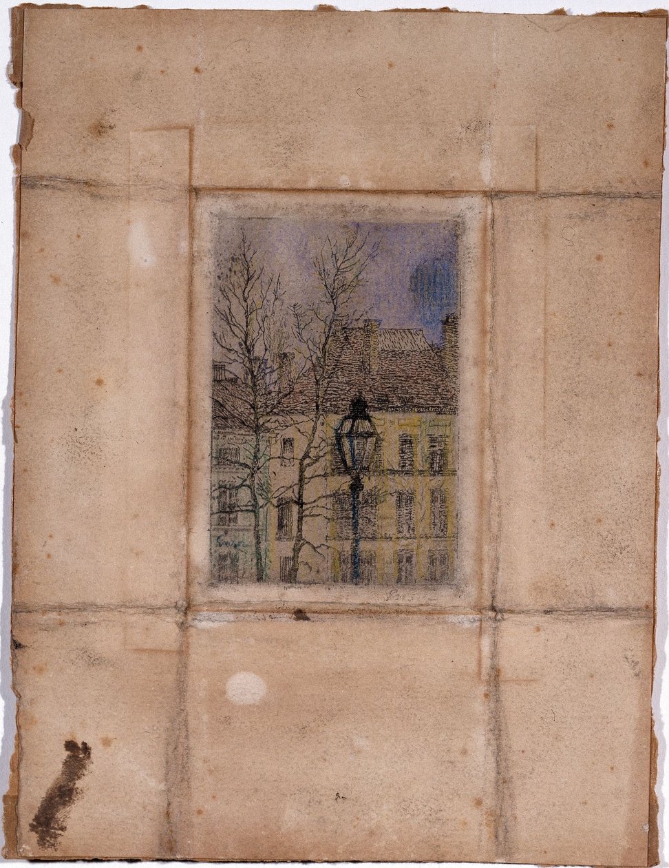 Straatlantaarn door James Ensor