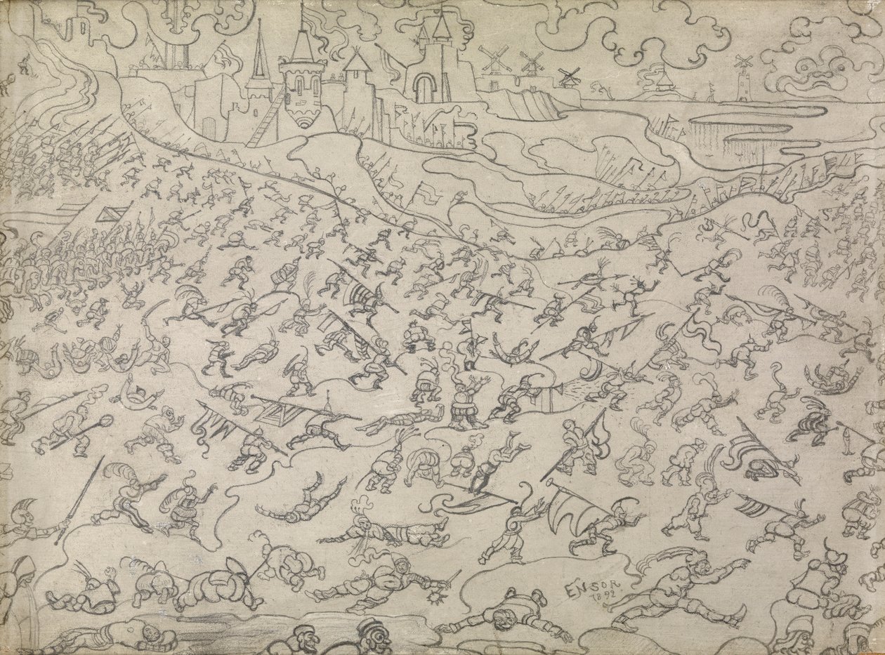 De Losbandige Huurlingen door James Ensor