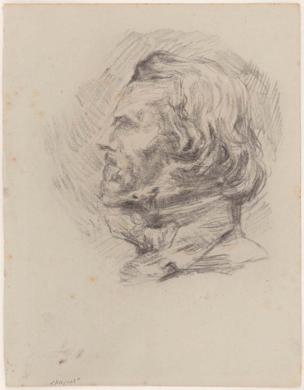 De schilder Eugène Delacroix door James Ensor